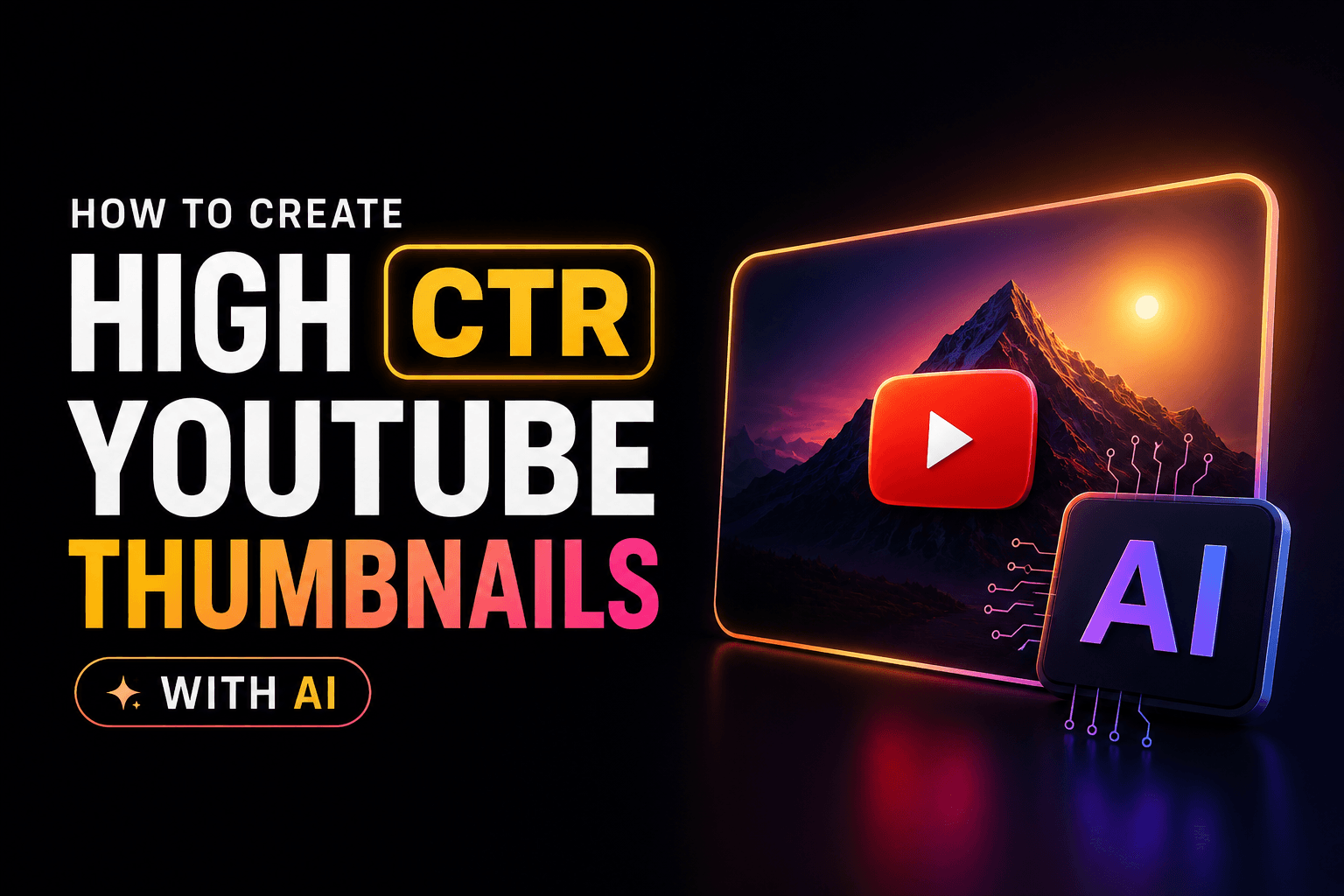 Create High CTR YouTube Thumbnails with AI