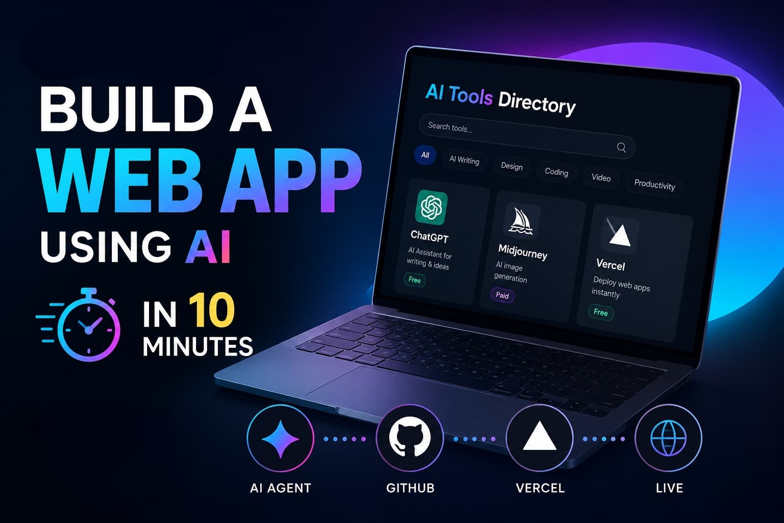 How to Build a Web App for Free Using AI in 10 Minutes
